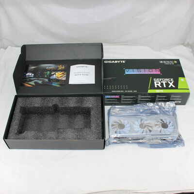 【通販センター】中古  GIGABYTE GV-N3070VISION OC-8GD（RTX3070 8GB） 3480034435 