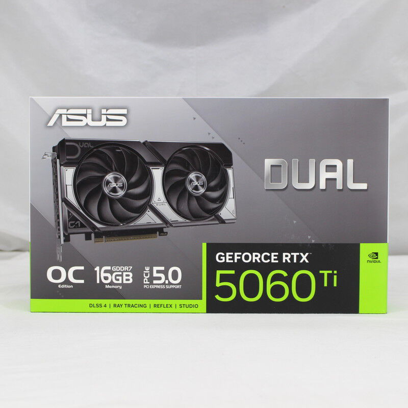 中古 ASUS DUAL-RTX5060TI-O16G (RTX5060Ti 16G) 178229