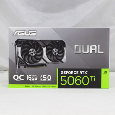 【通販センター】中古  ASUS DUAL-RTX5060TI-O16G (RTX5060Ti 16G) 178229 