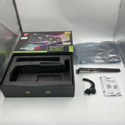 【なんば店】中古  MSI GeForce RTX 4080 16GB GAMING X TRIO (RTX4080 16GB) 153295 