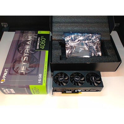 【前橋ｲﾝﾀｰｱｶﾏﾙ店】中古  Palit NE6406TU19T1-1061J JetStreamOC16G (RTX4060Ti 16GB) 159506 