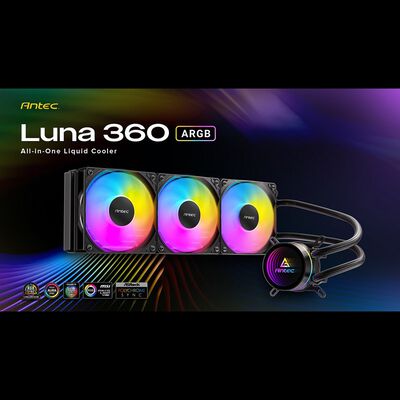 Antec  Luna 360 ARGB (360mm ARGB ブラック) 
