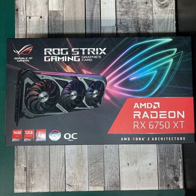 【広島店】中古  ASUS ROG-STRIX-RX6750XT-O12G-GAMING(Radeon RX6750XT 12GB) 3320004868 