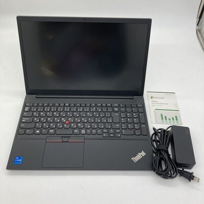 【堺七道店】中古  LENOVO E15 Gen2 MSO 指紋認証あり (Intel Core i5 1135G7 2.4GHz/8GB/SSD256GB/-/オンボード/15.6/1920x1080/GbE/Wi-Fi/WEBCAM/W11P/Microsoft Office Home and Business 2024) 188526 