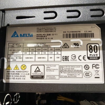 【富山本郷店】中古  THIRDWAVE GALLERIA (Intel Core i7 8700 3.20GHz/16GB/SSD1TB/なし/NVIDIA GeForce RTX2080/W11H64 MAR) 1000804276 185126 