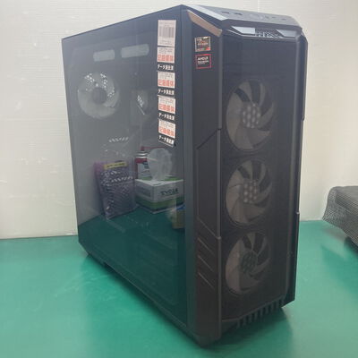 【浦添城間店(沖縄)】中古  自作パソコン(Ryzen 7 5700X/32GB/SSD512GB+512GB+240GB+250GB/RX7600 8GB/WLAN/OSなし) 4780001177 