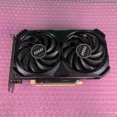 【大宮店】中古  MSI GeForce RTX 4060 Ti VENTUS 2X BLACK 8G (RTX4060Ti 8GB) 1250007504 