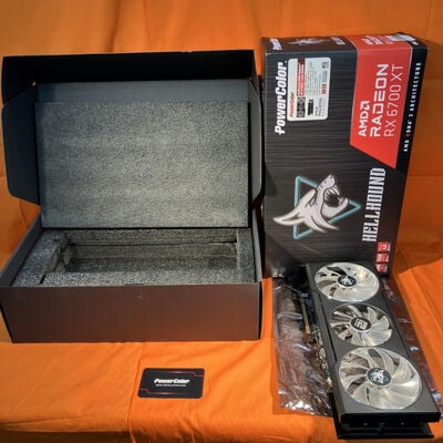 【なんば店】中古  PowerColor AXRX 6700XT 12GBD6-3DHL (RX6700XT 12GB) 144983 