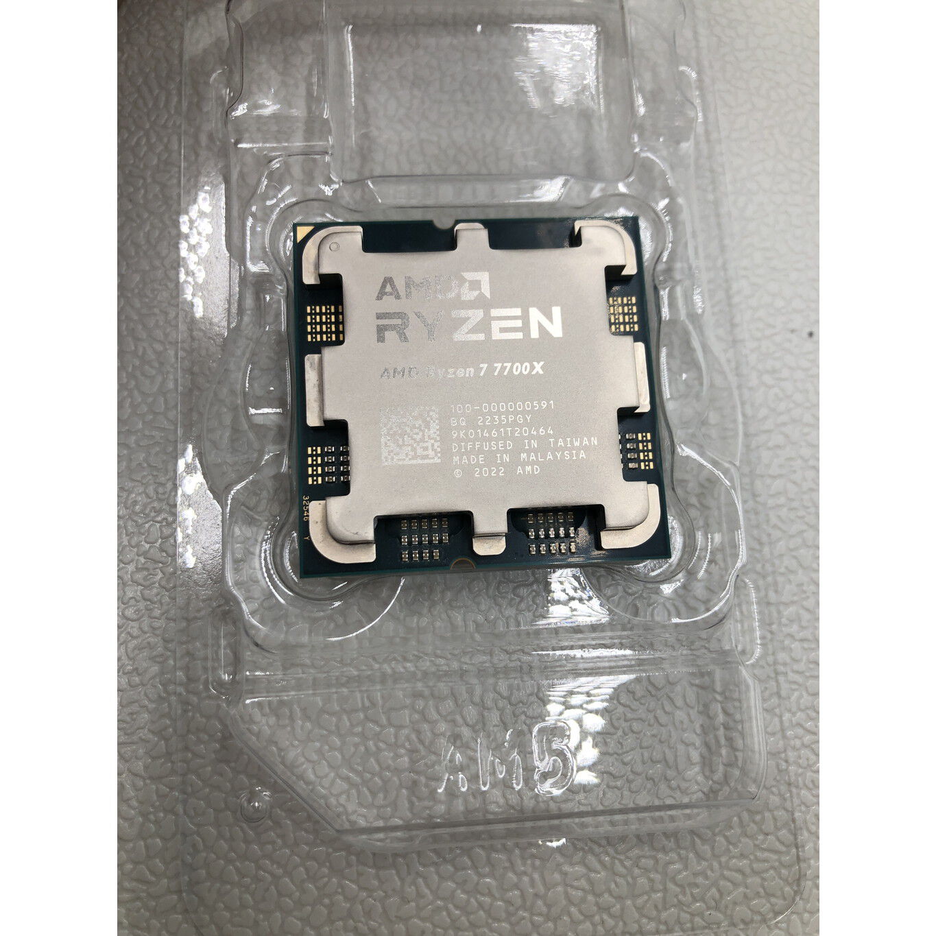 中古 AMD Ryzen 7 7700X (AM5/4.5GHz/40M/C8/T16/105W 152463【6/4