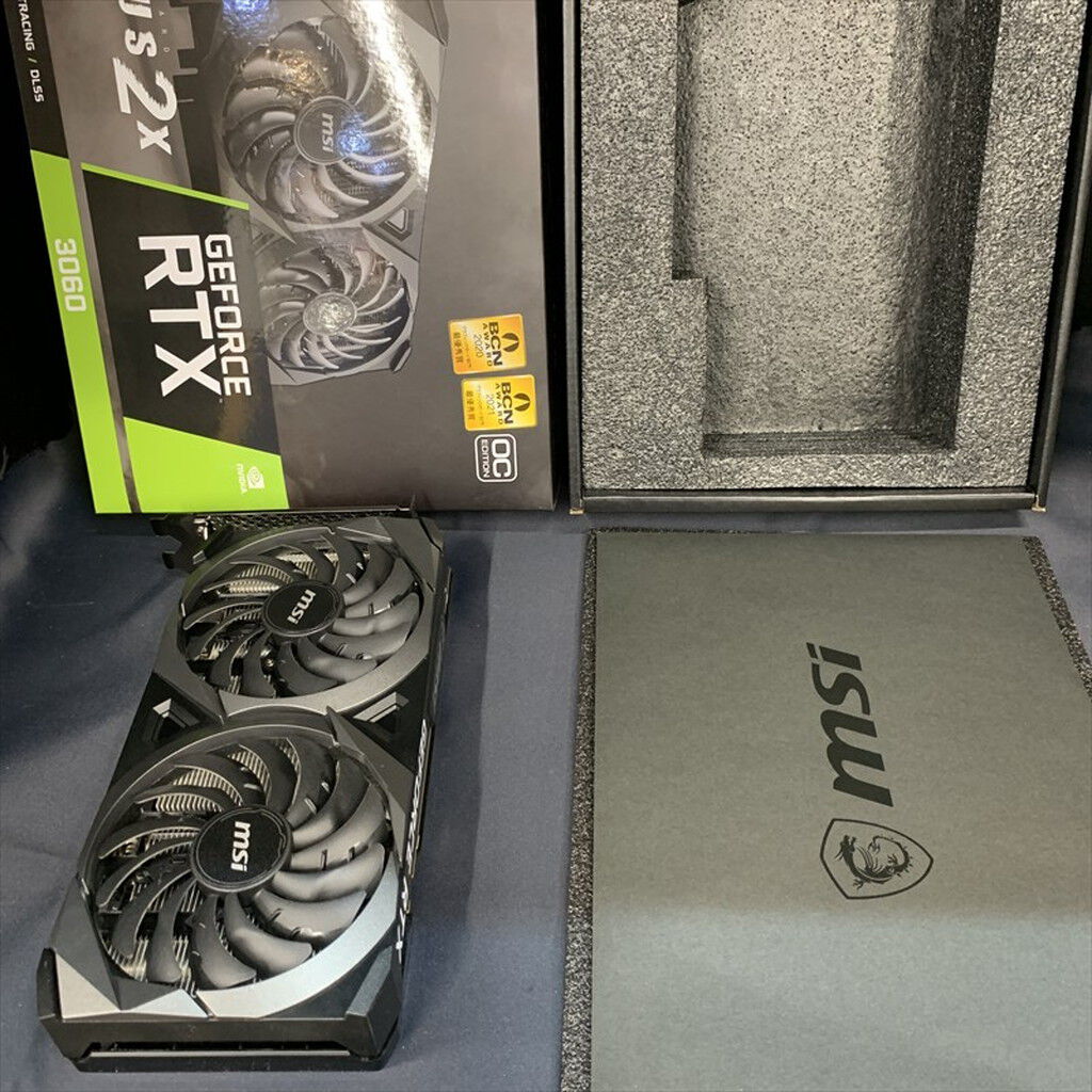 MSI GeForce RTX 3060 VENTUS 2X 中古 MSI 〔中古〕GeForce RTX 3060 VENTUS 2X 12G OC（中古1ヶ月保証