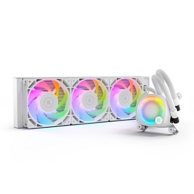 EKWB  EK-Nucleus AIO CR360 Lux D-RGB - White (ホワイト) 
