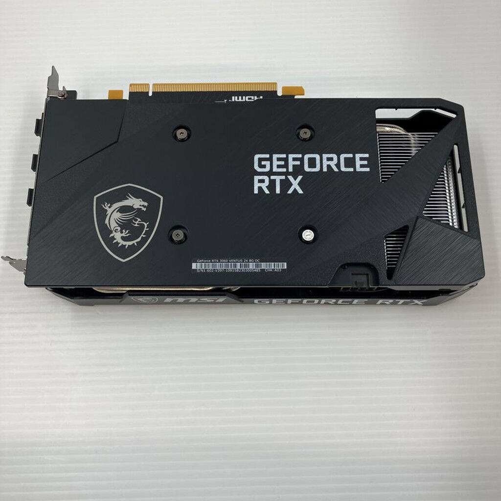 中古 MSI GeForce RTX 3060 VENTUS 2X 8G OC (RTX3060 8G) 175495