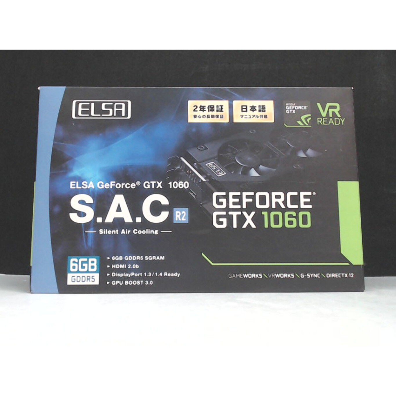 中古 ELSA GEFORCE GTX1060 6GB S.A.C R2 4540002244 （359455