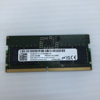 【徳島住吉店】中古  PC5-38400 8GB ノート用(DDR5-4800) 158768 