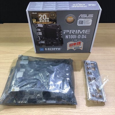 【甲府飯田店】中古  ASUS PRIME N100I-D D4-CSM (INTEL N100 mITX DDR4) 4720001782 