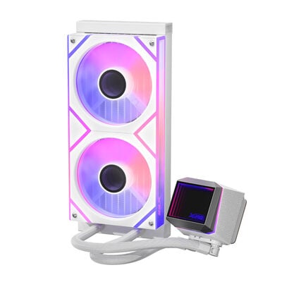 ADATA  LEVANTE II 240 オールインワン CPU 水冷クーラー LEVANTEII240-WHCWW (240mm ホワイト) 