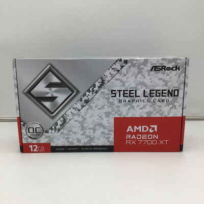 【白山FM松任店】中古  ASRock RX7700XT SL 12GO(RX7700XT Steel Legend OC) 4950001421 