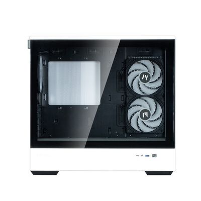 ZALMAN  P30 BW (MicroATX ガラス ブラック/ホワイト) 