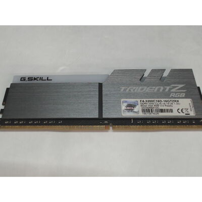 【前橋ｲﾝﾀｰｱｶﾏﾙ店】中古  G.SKILL F4-3200C16D-16GTZRX PC4-25600 8GB デスクトップ用  4540002042 
