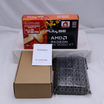 【通販センター】中古  SAPPHIRE PULSE Radeon RX 9060 XT GAMING OC 16GB (RX9060XT 16G) 179905 