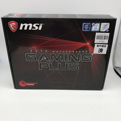 【宇都宮鶴田店】中古  MSI Z370 GAMING PLUS (Z370 1151 ATX DDR4) 136216 