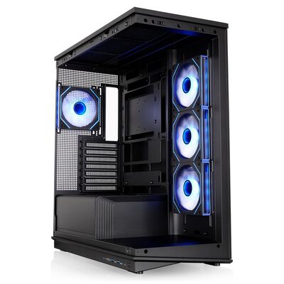 Thermaltake  Stage 450 TG ARGB Black CA-12B-00M1WN-00 (ATX ガラス ブラック) 