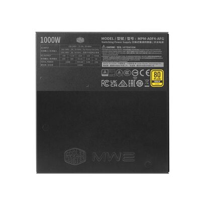 CoolerMaster  MWE Gold V4 1000 FM BL W/JP cord MPM-A0F4-AFG-C3B0CJP (ATX 100W ブラック) 