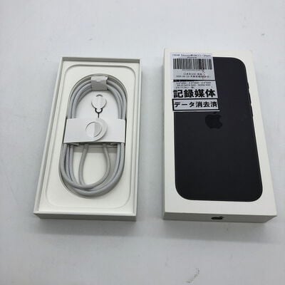 【宇都宮鶴田店】中古  【docomo版SIMフリー】Apple iPhone16 128GB ブラック MYDQ3J/A 170106 