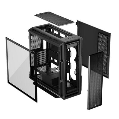 Corsair  5000T Black CC-9011300-WW  (E-ATX ガラス ブラック) 