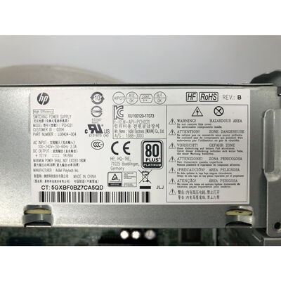 【水戸赤塚店】中古  HP ProDesk 600 G4 SFF(Core i5-8500/8GB/SSD256GB/DVD-MULTI/オンボード/W11P) 4680003660 