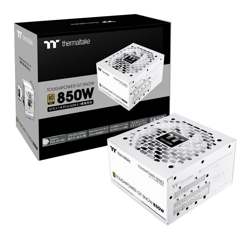 Thermaltake PS-TPT-0850FNFAGJ-W (850W) ｜ パソコン通販のドスパラ