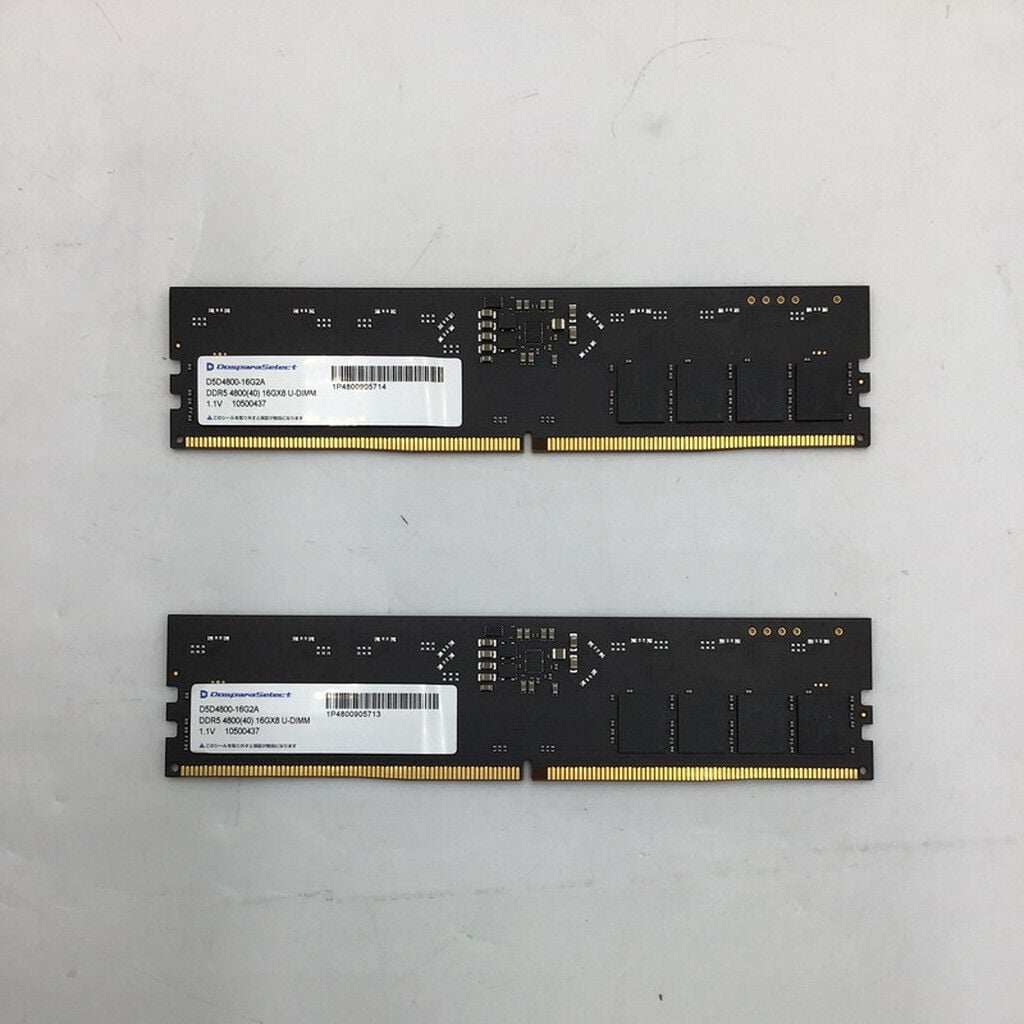 中古 ﾄﾞｽﾊﾟﾗｾﾚｸﾄ D5D4800-16G2A(DDR5 PC5-38400 16GBx2) 4950002225