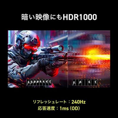 GRAPHT  GRT044-2724ML-BK (27インチワイド Mini LED 液晶モニター) 
