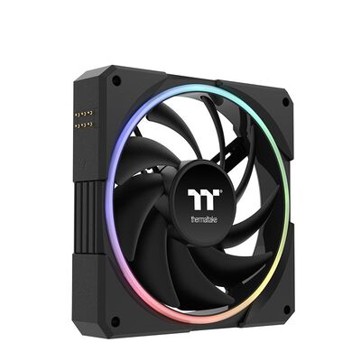 Thermaltake  TS120 EX RGB 3Pack Fan Black CL-F206-PL12SW-A (120mm ブラック 3個パック) 