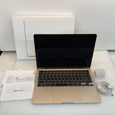 【京都店】中古  MacBook Air 15インチM4/16GB/516GB ゴールド 5200000919 