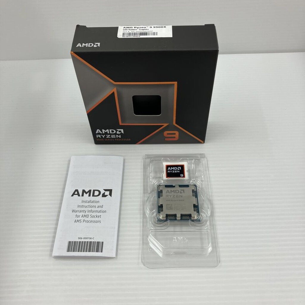 中古 AMD Ryzen 9 9900X (AM5/4.4GHz/76M/C12/T24/120W) 169025