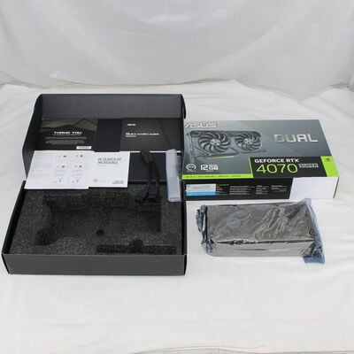【通販センター】中古  ASUS DUAL-RTX4070S-12G-EVO (RTX4070 Super 12G) 3480034080 