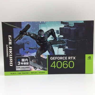 【浜松店】中古  玄人志向 GG-RTX4060-E8GB/SF (RTX4060 8G) 175575 