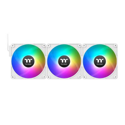 Thermaltake  CT120 EX ARGB Sync PC Cooling Fan 3 Fan Pack CL-F190-PL12SW-A (3個パック ホワイト) 
