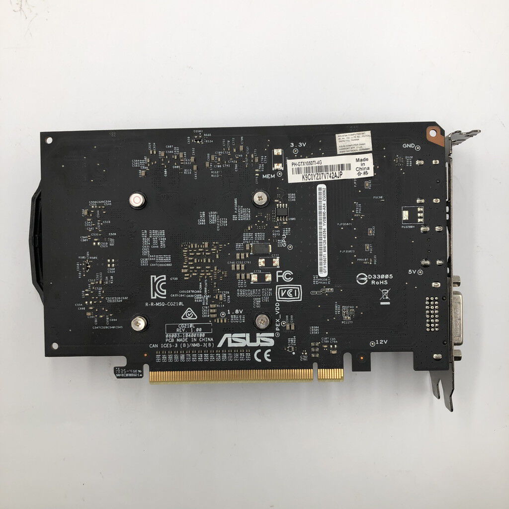 中古 ASUS PH-GTX1050TI-4G(GTX1050Ti 4G GDR5 single) 133559