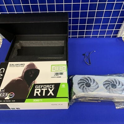 【横浜駅前店】中古  【LHR版】玄人志向 GK-RTX3060Ti-E8GB/WHITE/LHR (3060Ti 8GB) 146432 