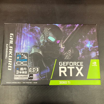 【富士青葉店】中古  【LHR版】玄人志向 GG-RTX3060Ti-E8GB/DF/LHR (RTX3060Ti 8GB) 146431 