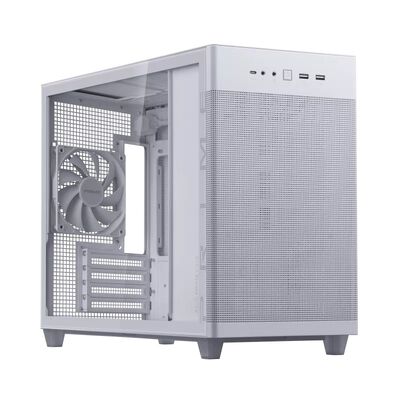 ASUS  Prime AP201 Tempered Glass MicroATX Case (AP201 ASUS PRIME CASE TG WHITE EDITION ホワイト) 