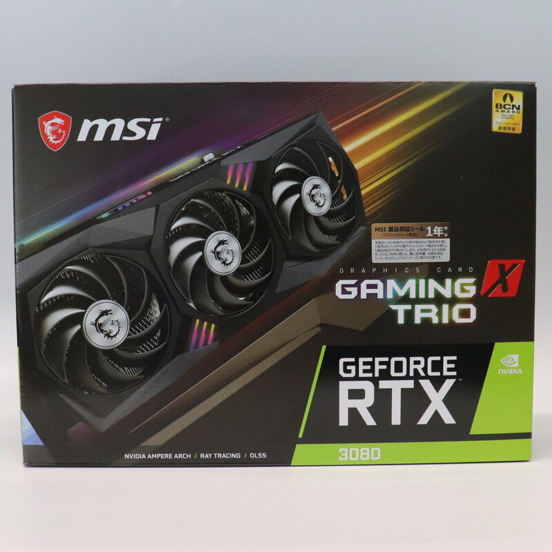 MSI RTX3080 Gaming X trio 中古　美品 中古 MSI GeForce RTX 3080 GAMING X TRIO 10G（RTX3080 10GB