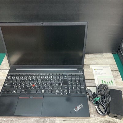 【広島店】中古  LENOVO E15 Gen2 MSO 指紋認証あり (Intel Core i5 1135G7 2.4GHz/8GB/SSD256GB/-/オンボード/15.6/1920x1080/GbE/Wi-Fi/WEBCAM/W11P/Microsoft Office Home and Business 2024) 188489 