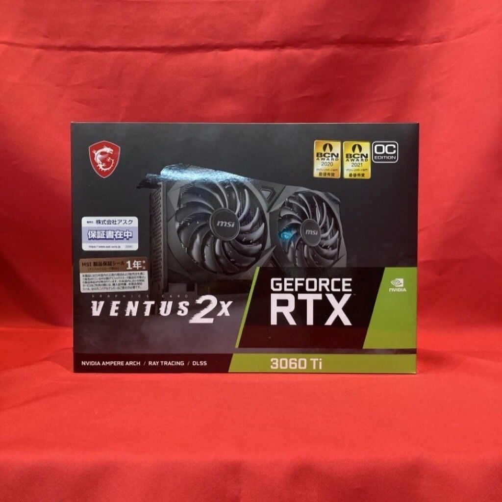 中古 MSI GeForce RTX 3060 Ti VENTUS 2X OC (RTX3060Ti 8GB) 144193