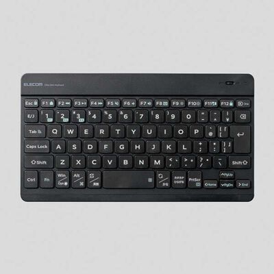 エレコム  充電式Bluetooth Ultra slimキーボード  Slint TK-TM15BPBK (ブラック) 