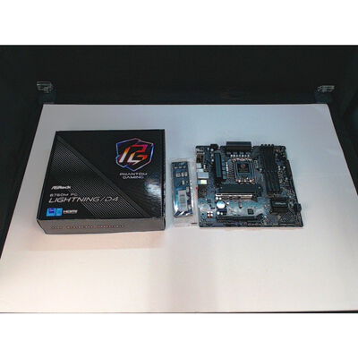 【前橋ｲﾝﾀｰｱｶﾏﾙ店】中古  ASRock B760M PG Lightning/D4(B760 1700 mATX DDR4) 4540001331 