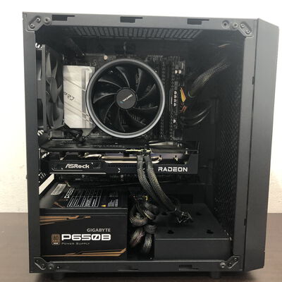 【福山ココローズ店】中古  自作PC(Ryzen 7 5800X3D/32GB/SSD500GB/RX9060XT 16GB/W11H) 5090001049 