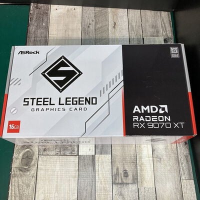 【広島店】中古  ASRock RX9070XT SL 16G Steel Legend 16GB (RX9070XT 16G) 176937 